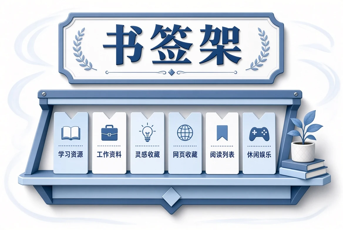 书签架：把想继续看的内容放回自己的节奏里